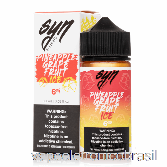 Vape Vaporesso Gelo Abacaxi Uva - Líquidos Syn - 100ml 6mg